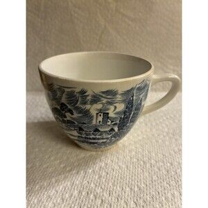 Wedgewood Countryside Tea Cup Coffee Cup Blue And White Cup Vintage